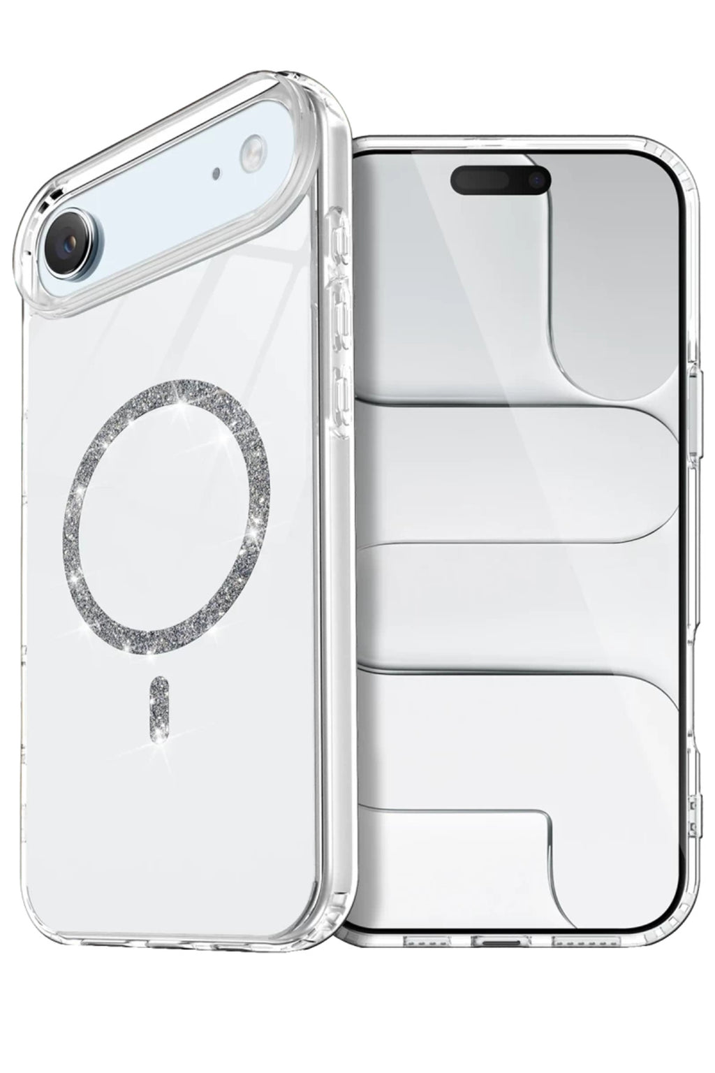 Apple iPhone 17 Air Uyumlu Live Diamond Magsafe Kapak - Şeffaf