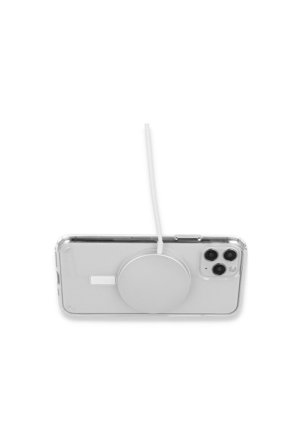 Apple iPhone 16 Plus Uyumlu Kılıf Pc Real Magsafe Kapak - Şeffaf