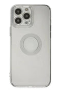 Apple iPhone 13 Pro Max Uyumlu Kılıf Santa Lens Silikon - Şeffaf