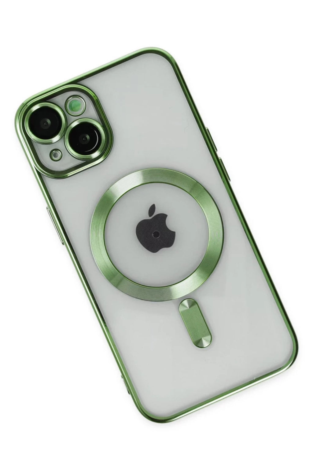 Apple iPhone 14 Uyumlu Kılıf Kross Magneticsafe Kapak - Koyu Yeşil