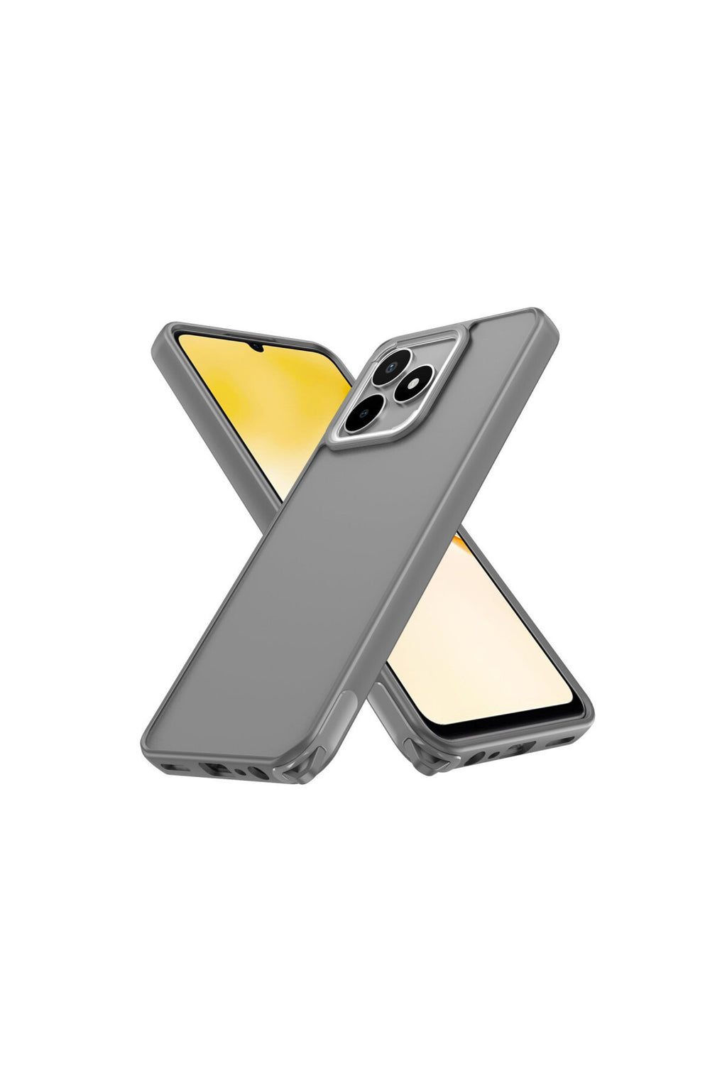 Realme C53 Uyumlu Kılıf Elegant Kapak - Titan Gri