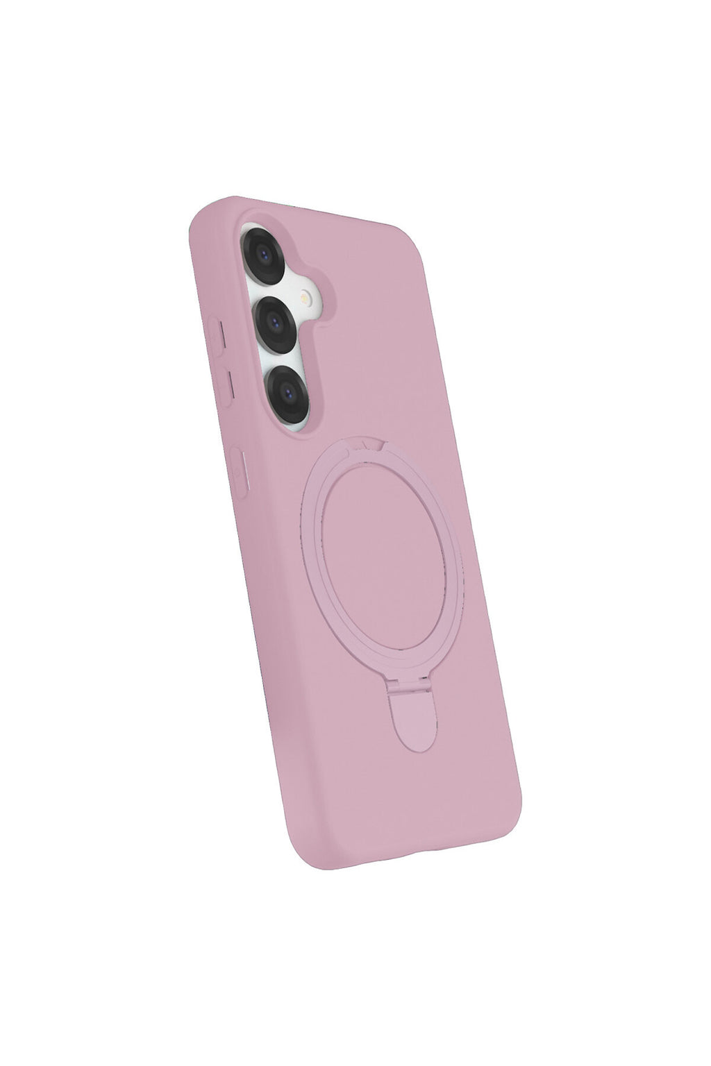 Samsung Galaxy S25 Uyumlu Regal Magsafe Standlı Kapak - Açık Pembe