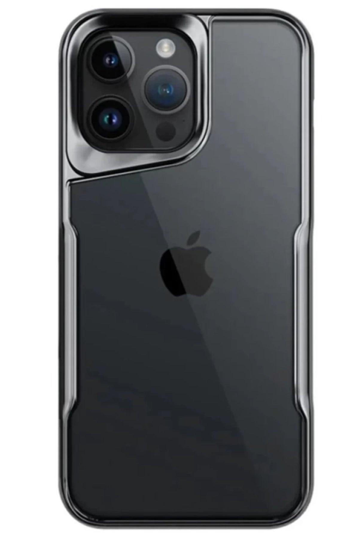 Apple iPhone 15 Pro Max Uyumlu Kılıf Boyi Silikon Kapak - Titan Gri