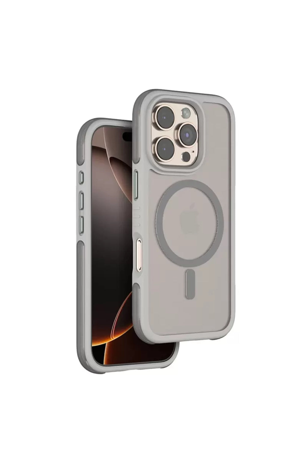 Venco Apple iPhone 16 Pro Max Uyumlu Orbit Magsafe Kapak - Titan Gri