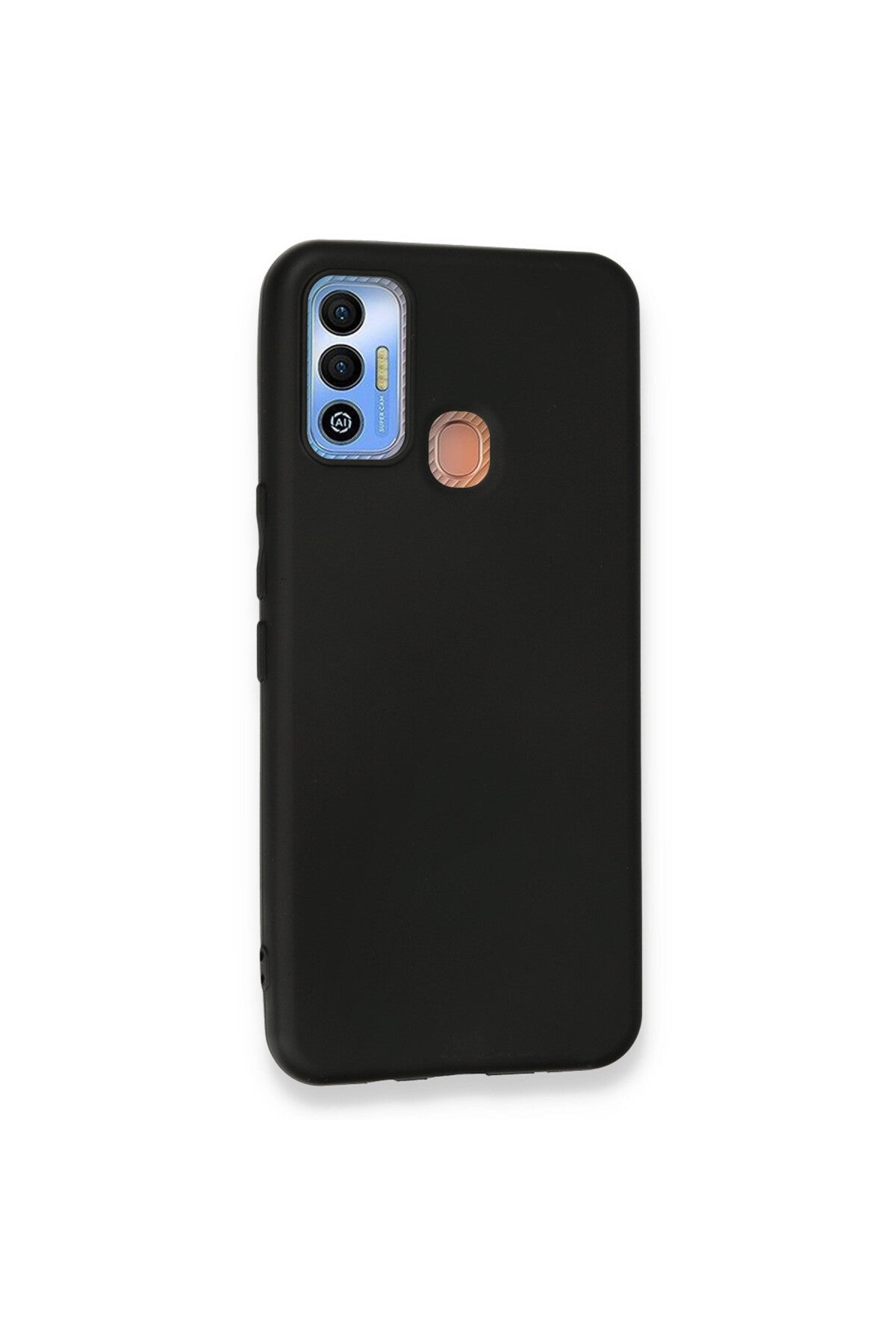 Tecno Spark 7T Uyumlu Kılıf First Silikon - Siyah