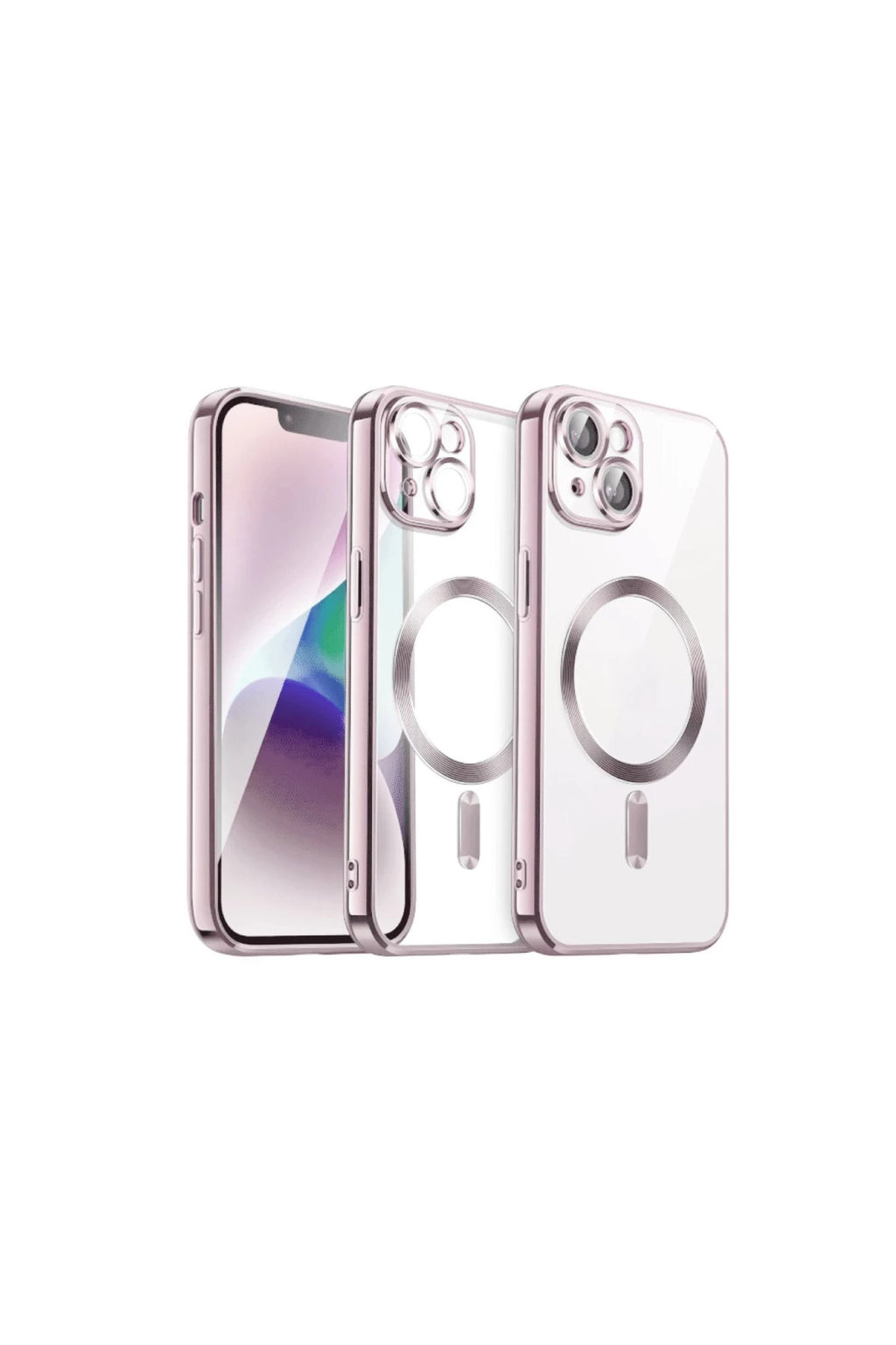Apple iPhone 15 Uyumlu Kılıf Kross Magneticsafe Kapak - Rose