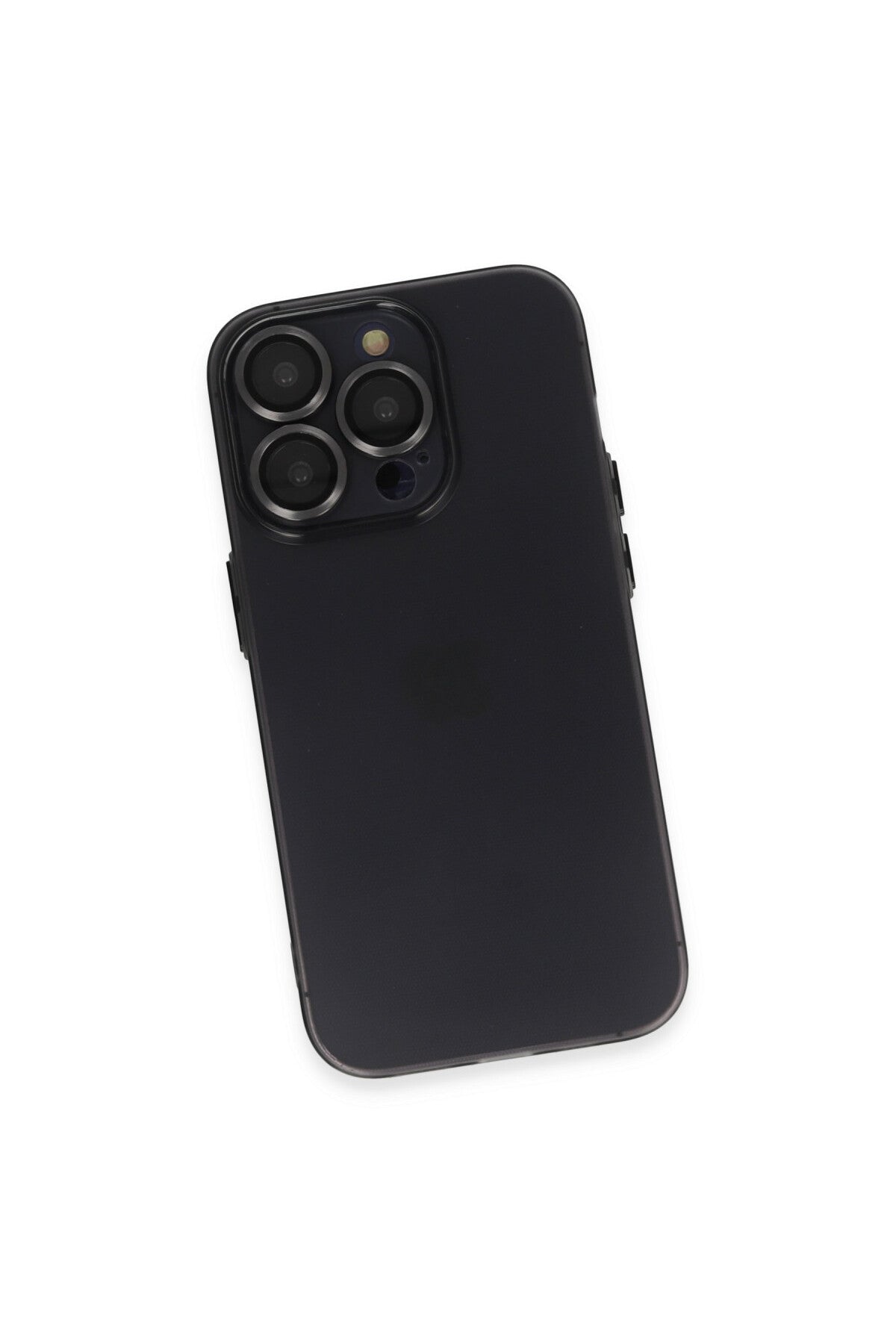 Apple iPhone 13 Pro Max Uyumlu Kılıf Luko Lens Silikon - Siyah