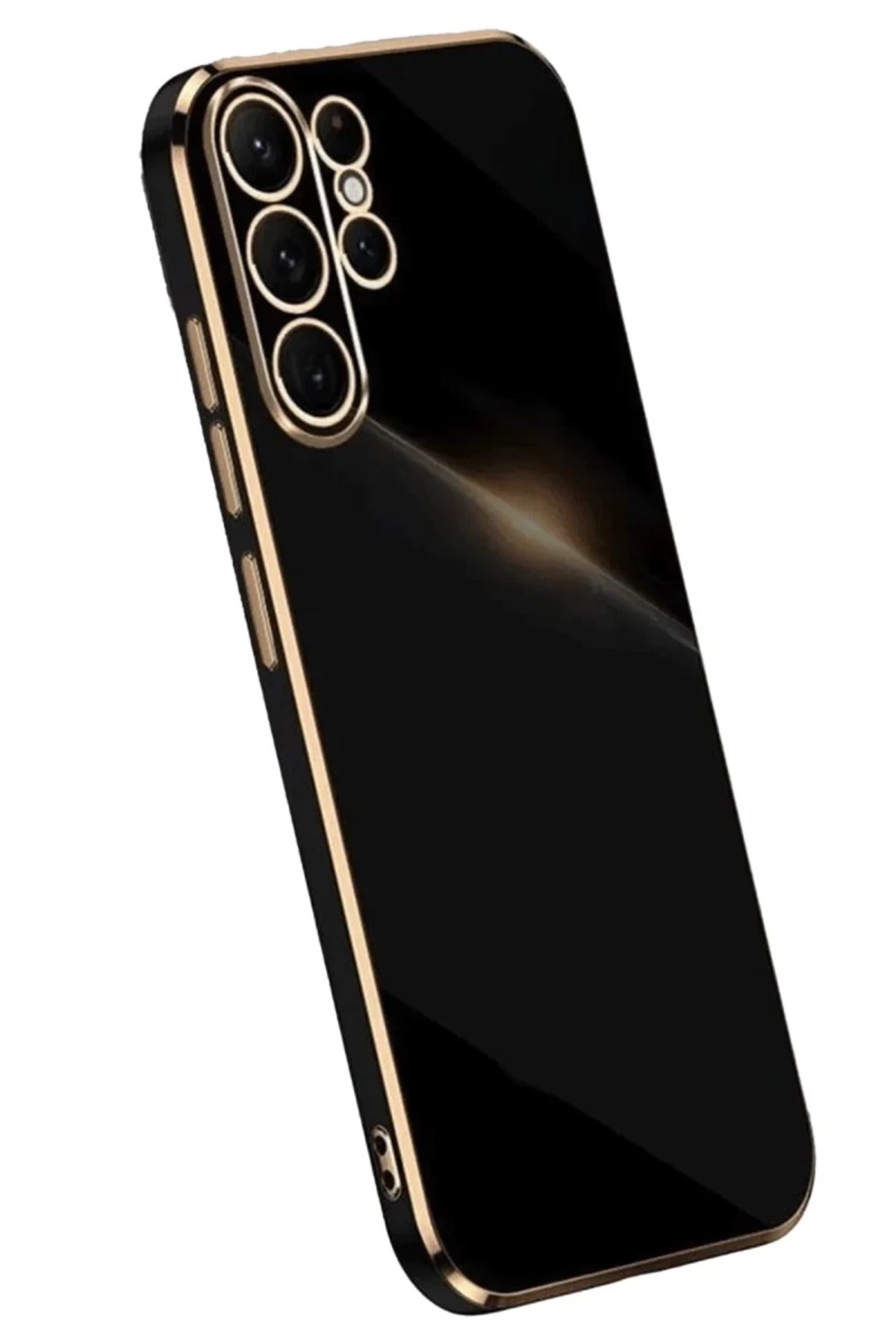 Samsung Galaxy S24 Ultra Uyumlu Kılıf Volet Silikon - Siyah