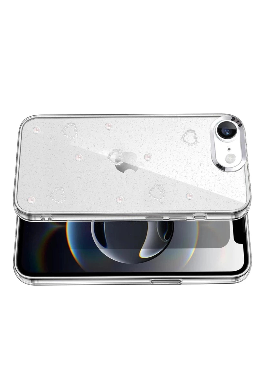 Apple iPhone 16E Uyumlu Fiyonk Desenli Kapak - Desen 10