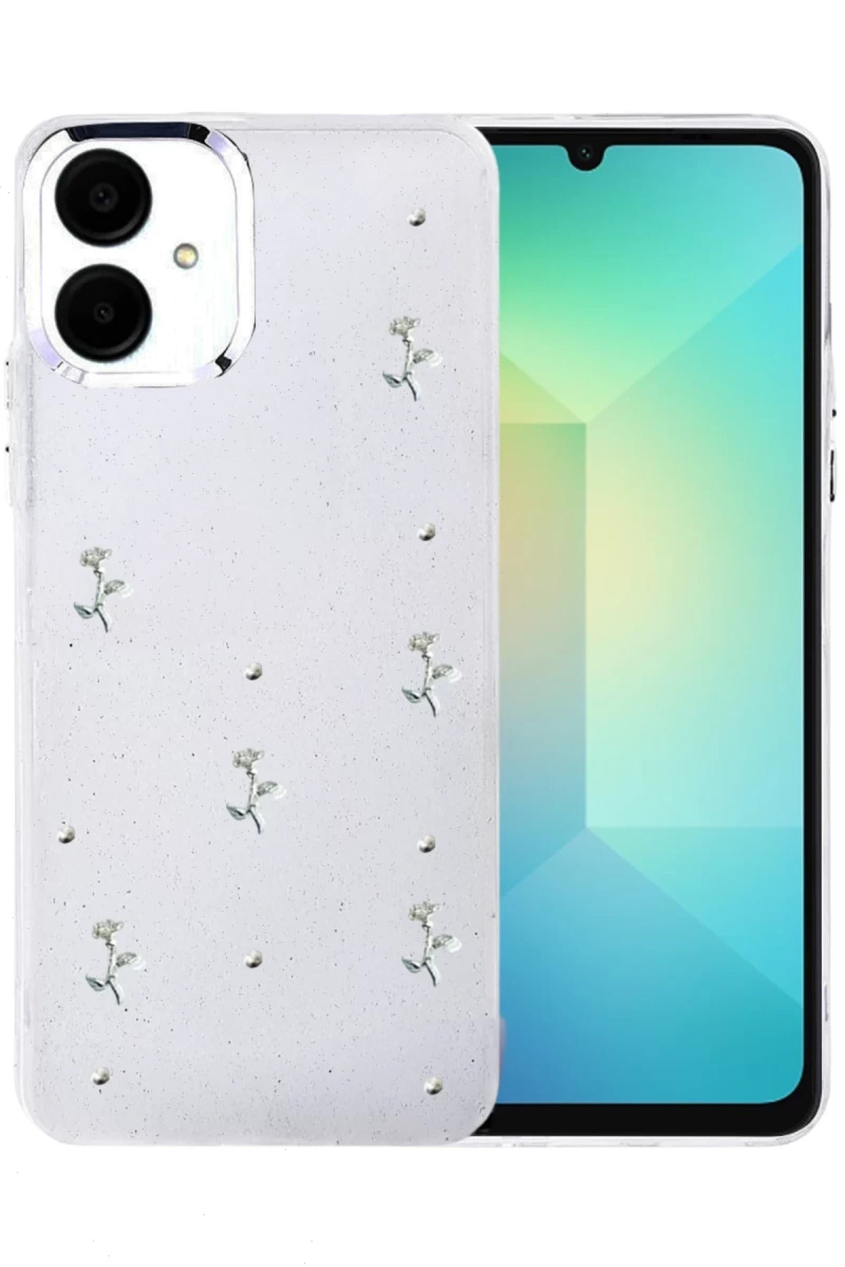 Samsung Galaxy A06 Uyumlu Fiyonk Desenli Kapak - Desen 2