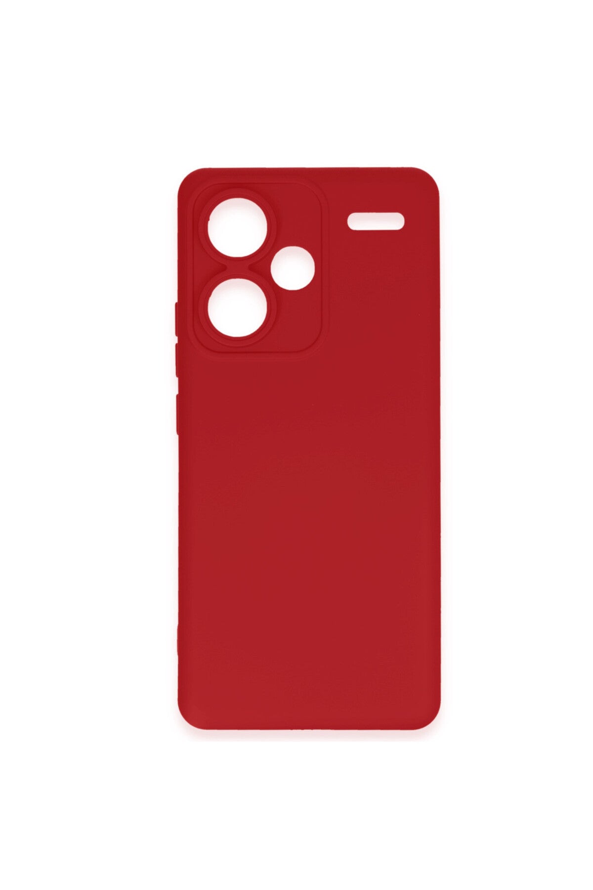 Xiaomi Redmi Note 13 Pro Plus Uyumlu Kılıf Nano içi Kadife Silikon - Kırmızı
