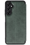 Samsung Galaxy A35 5G Uyumlu Kılıf Flip Cover - Koyu Yeşil