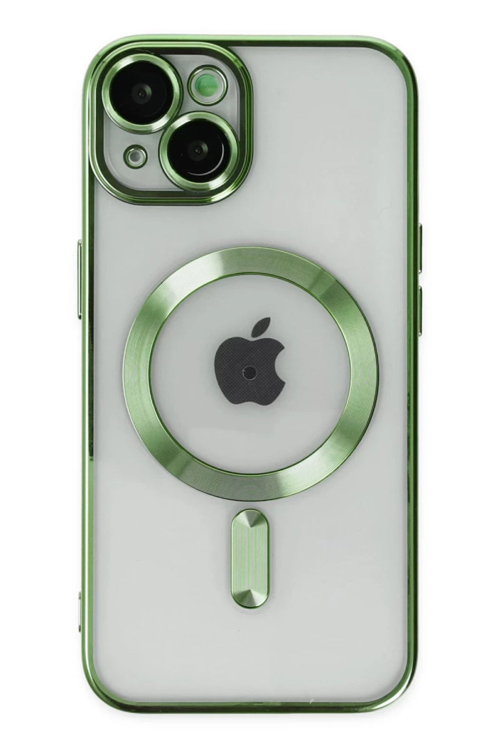 Apple iPhone 14 Uyumlu Kılıf Kross Magneticsafe Kapak - Koyu Yeşil