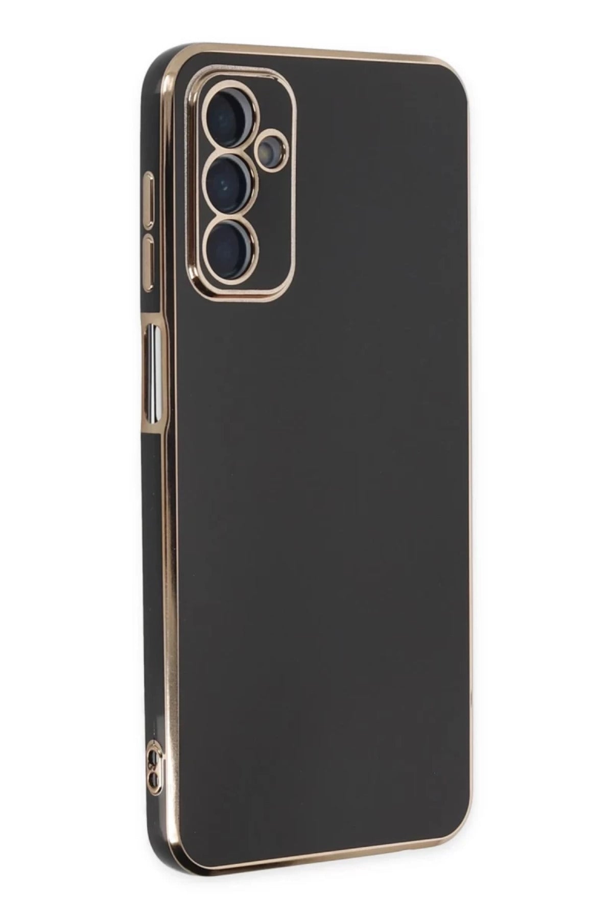 Samsung Galaxy M23 Uyumlu Kılıf Volet Silikon - Siyah