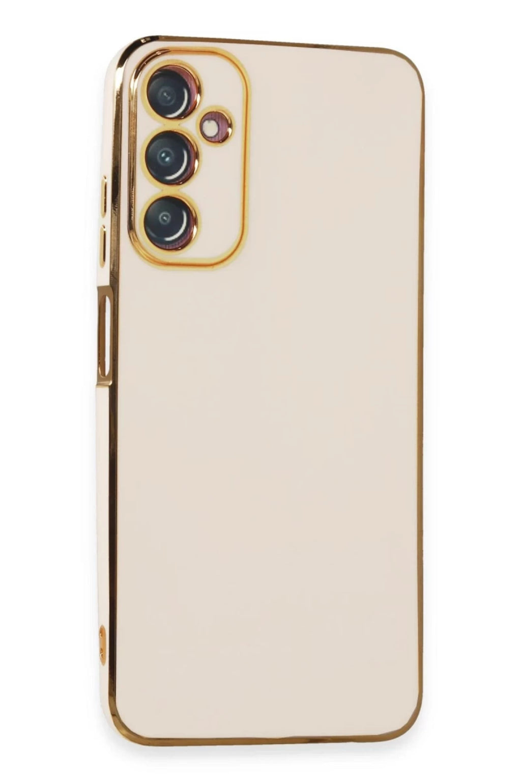 Samsung Galaxy A05S Uyumlu Kılıf Volet Silikon - Beyaz