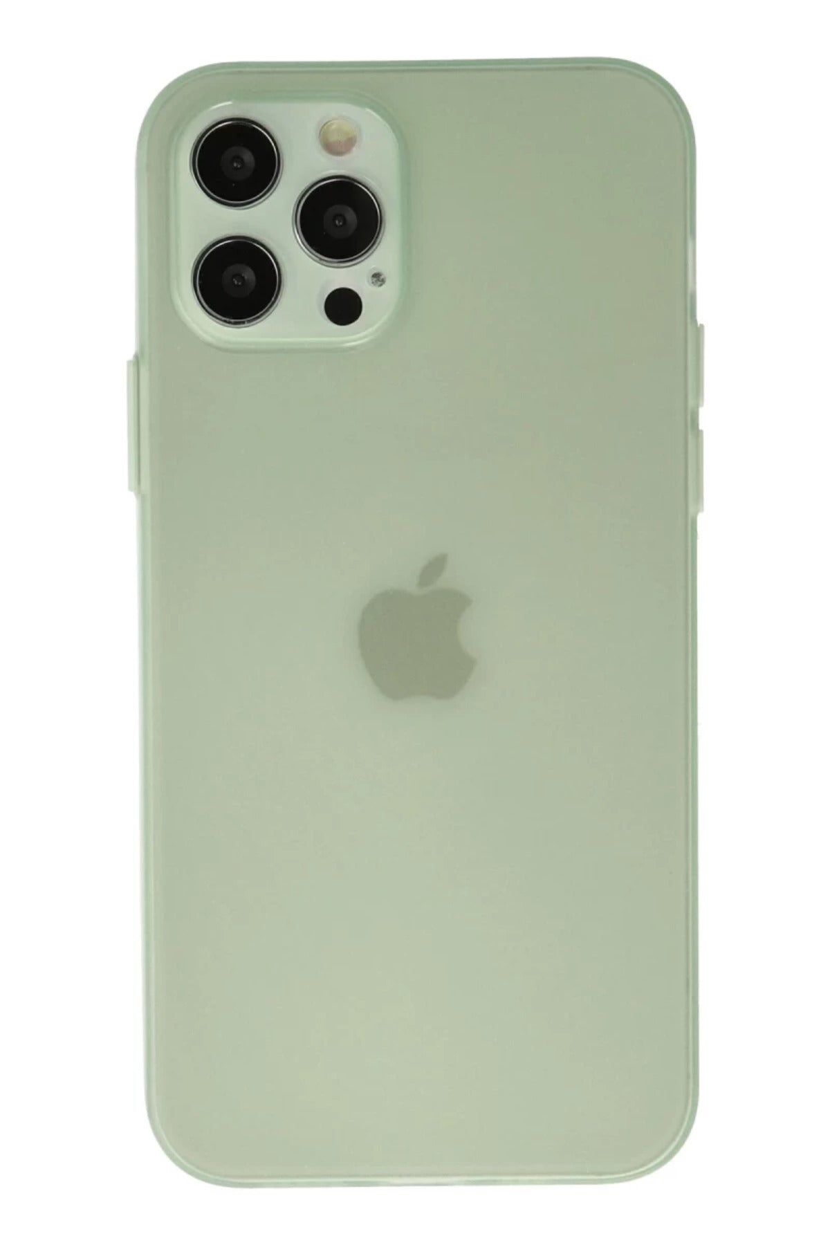 Apple iPhone 12 Pro Max Uyumlu Kılıf Puma Silikon - Açık Yeşil