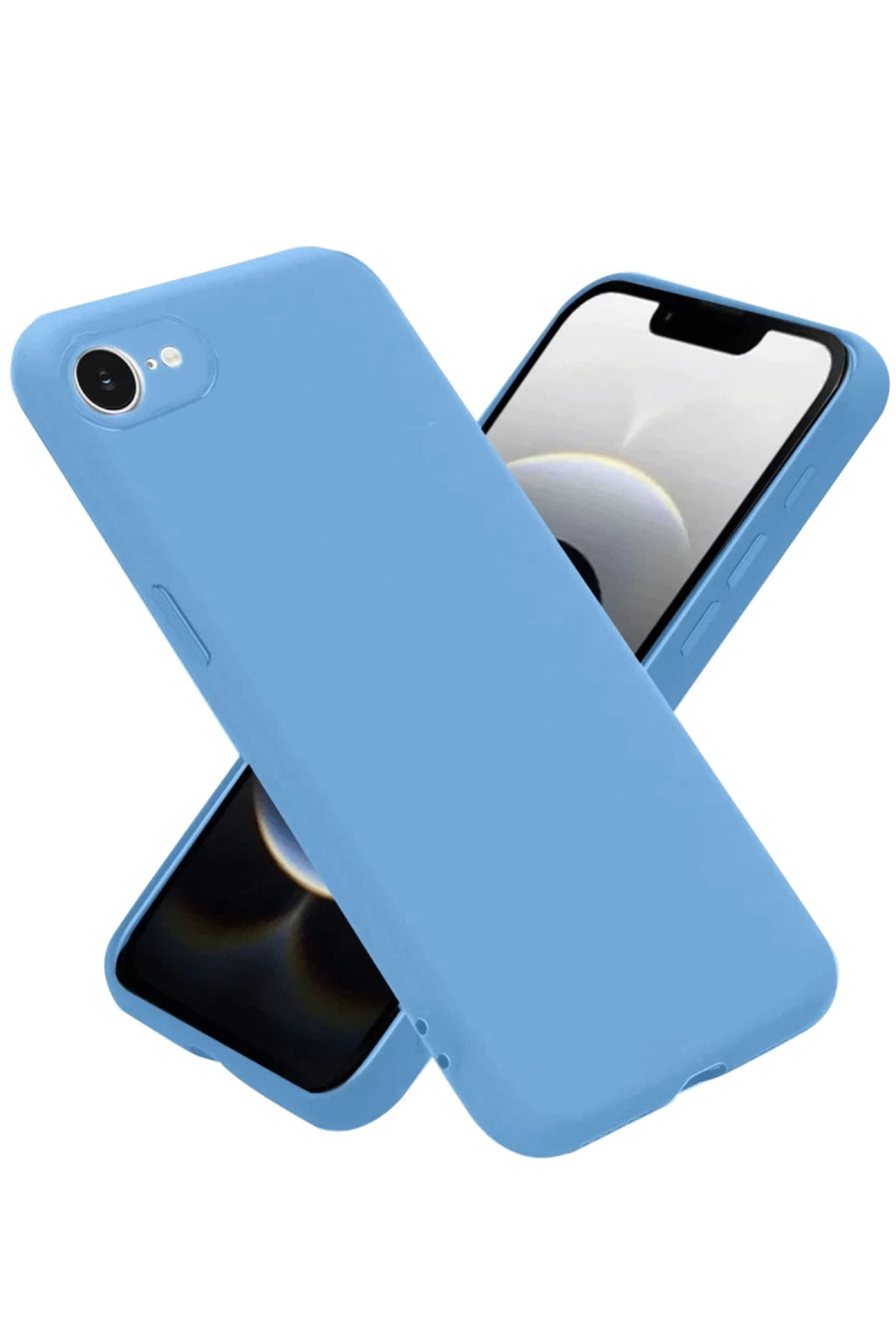 Apple iPhone 16E Uyumlu Kılıf First Silikon - Mavi
