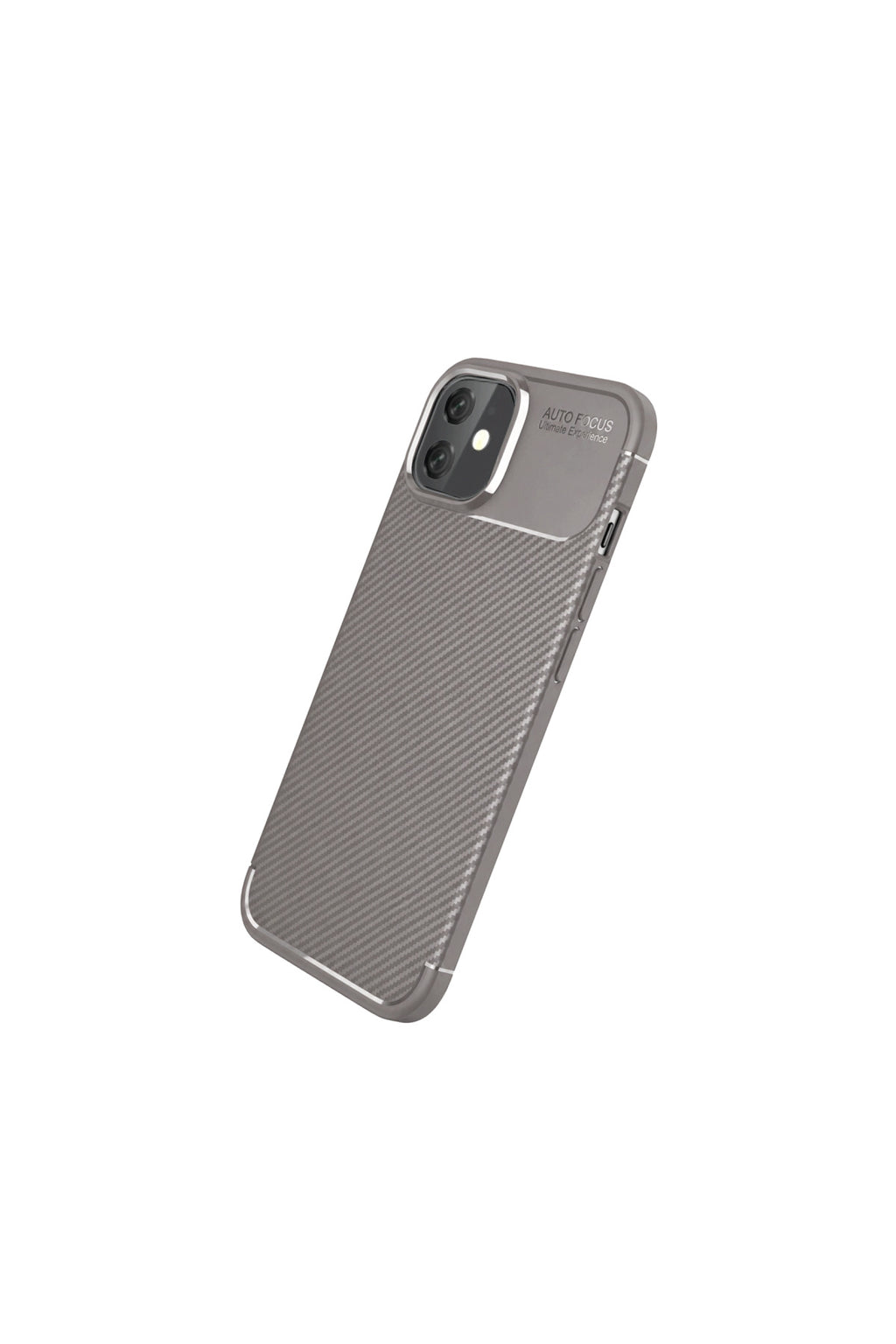 Apple iPhone 11 Uyumlu Kılıf Auto Focus Karbon Kapak - Gri