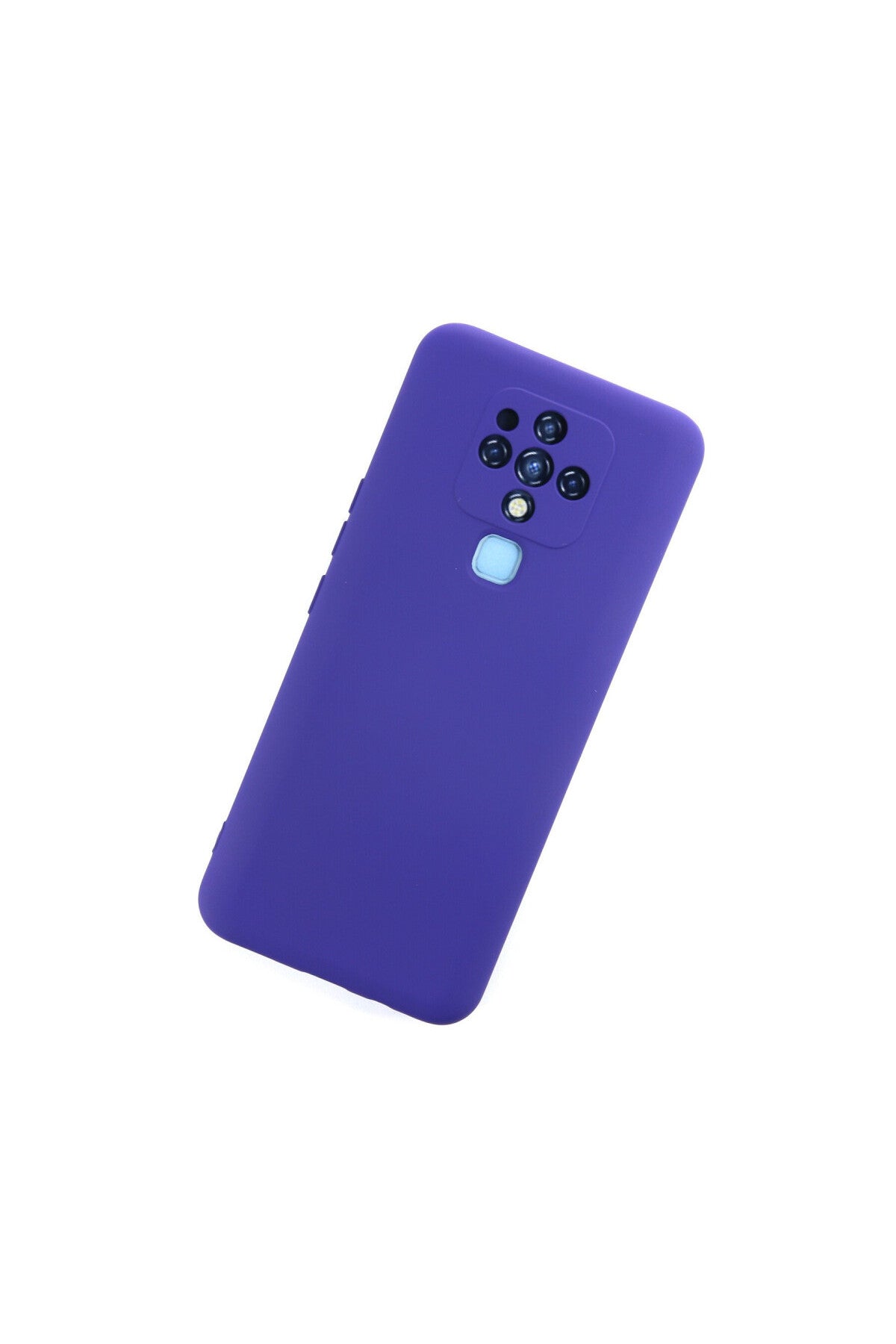 Tecno Camon 16 Uyumlu Kılıf Nano içi Kadife Silikon - Mor