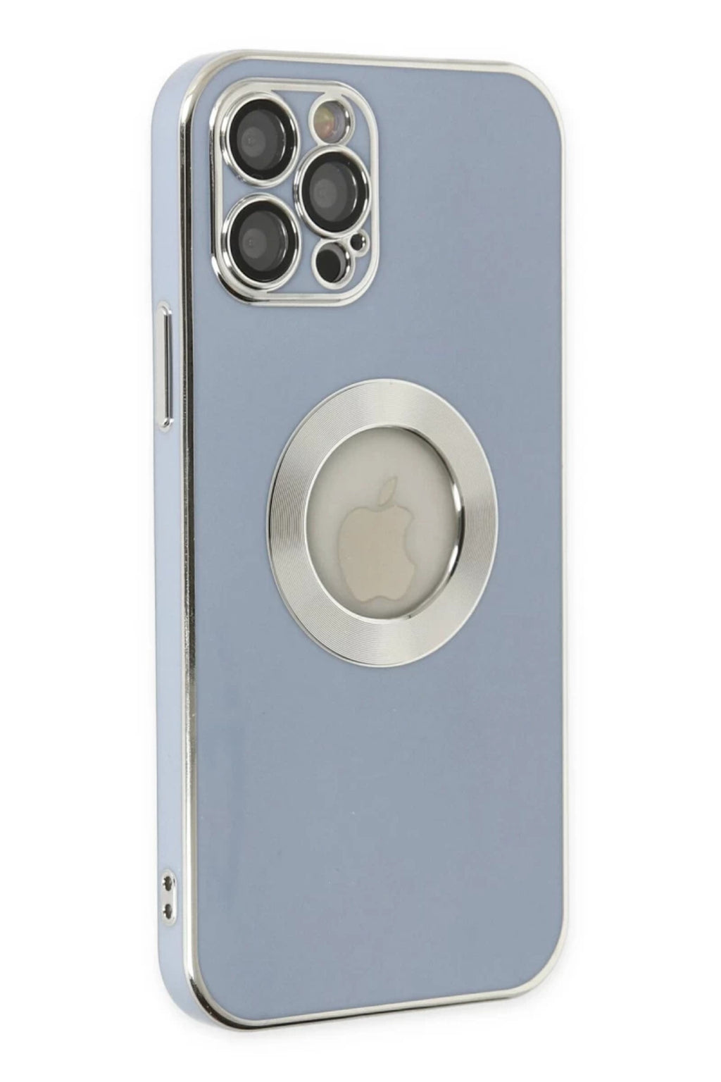 Apple iPhone 12 Pro Uyumlu Kılıf Store Silikon - Sierra Blue