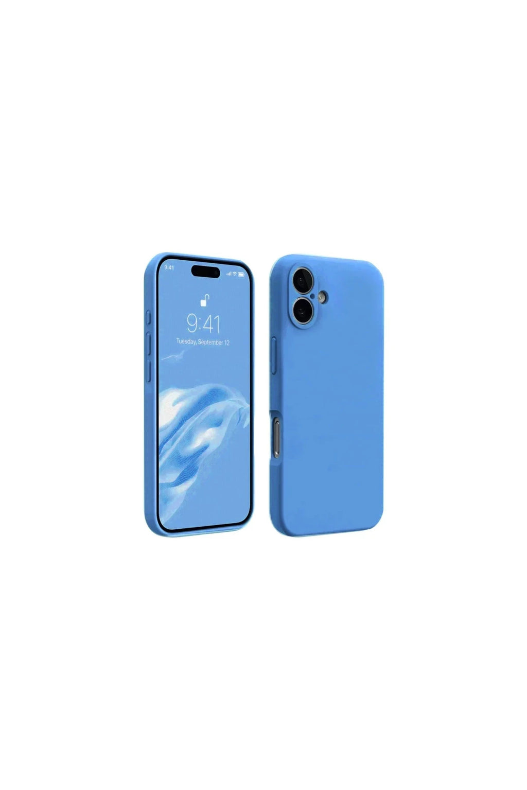 Apple iPhone 16 Uyumlu Kılıf First Silikon - Mavi