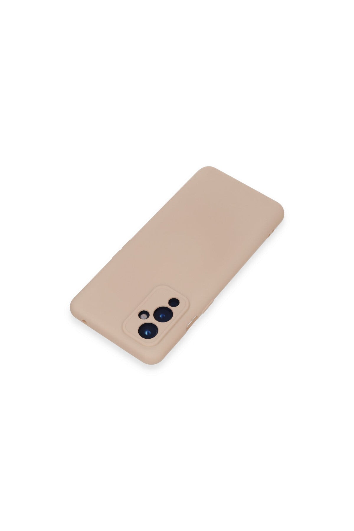 One Plus 9 Kılıf Nano içi Kadife Silikon - Pudra