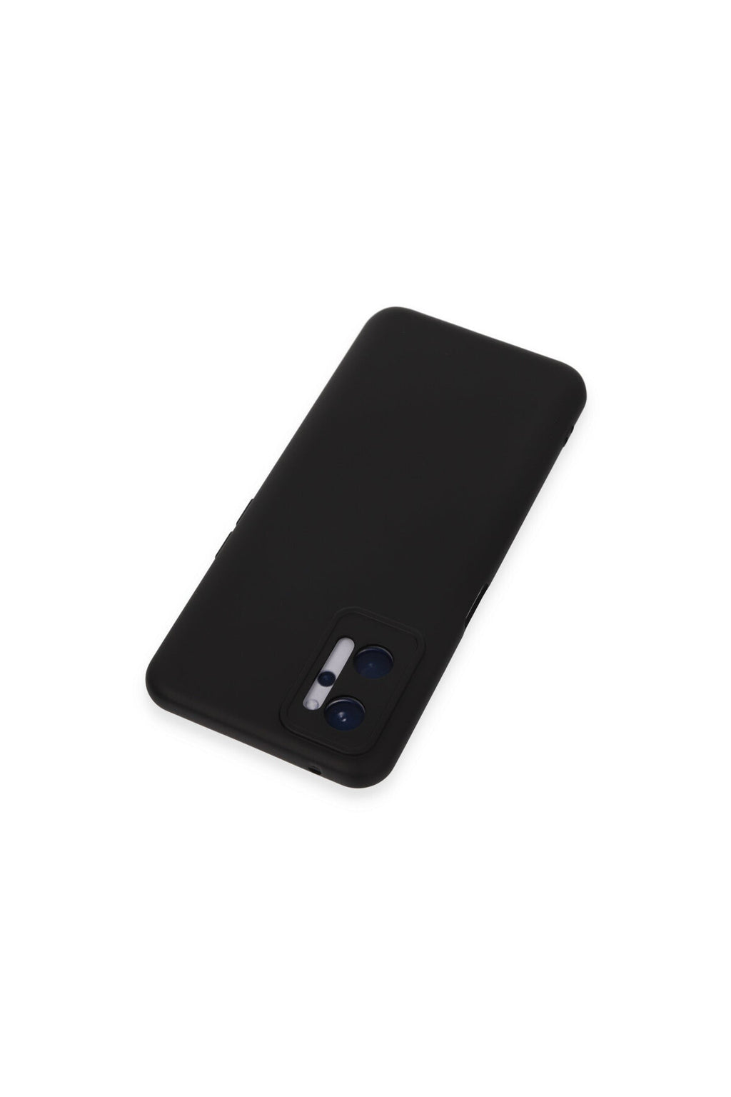 Realme 9i 4G Uyumlu Kılıf Nano içi Kadife Silikon - Siyah