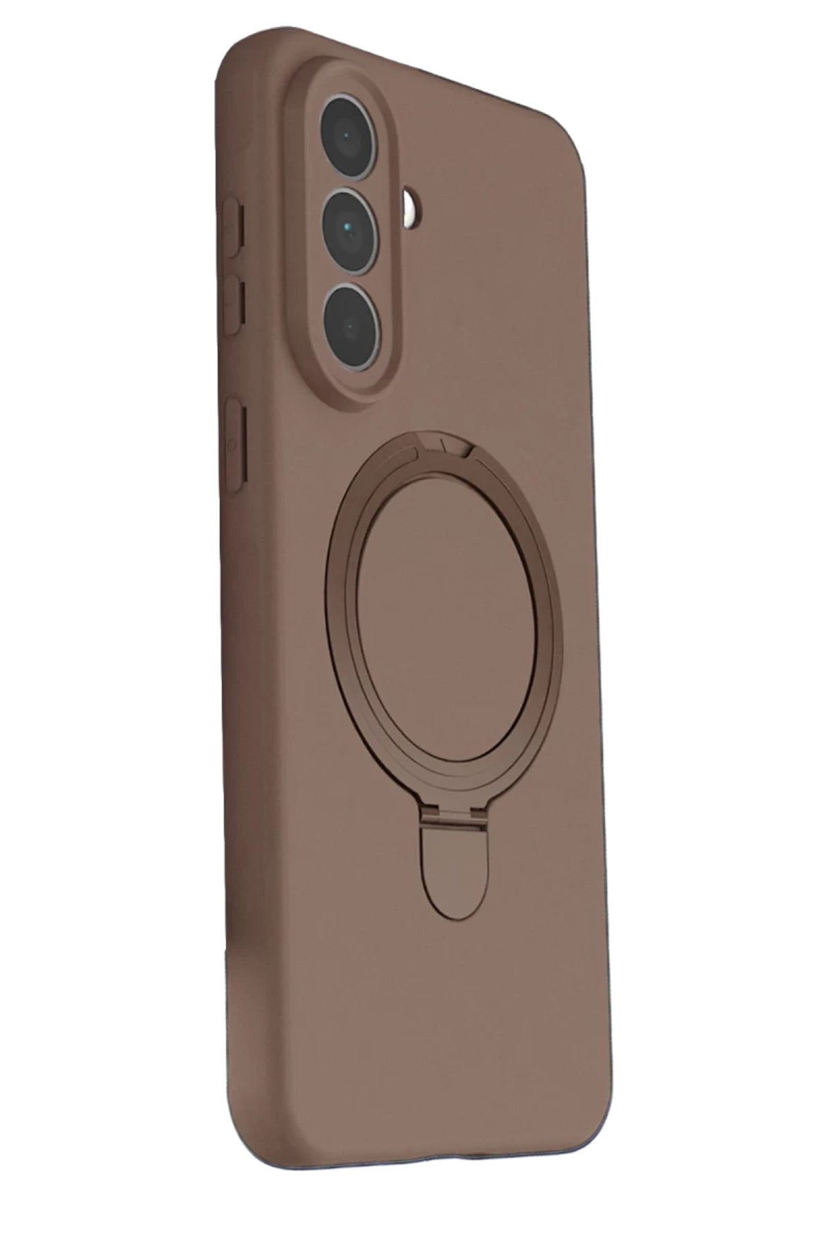 Samsung Galaxy A57 5G Uyumlu Regal Magsafe Standlı Kapak - Çöl Titanyum