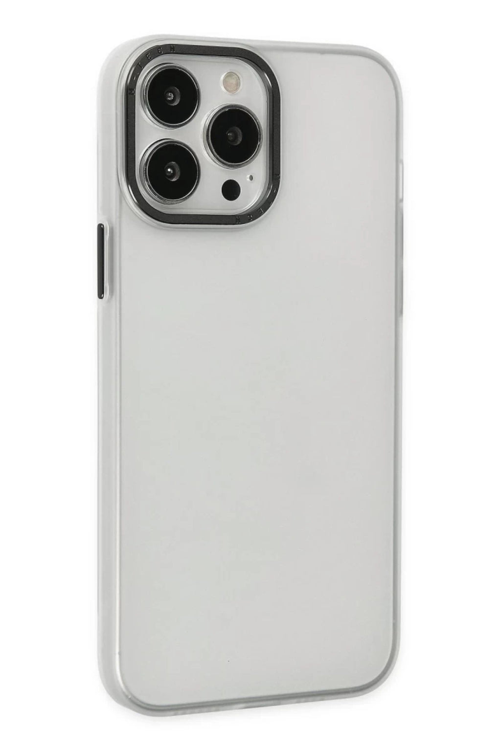 Apple iPhone 14 Pro Uyumlu Kılıf Modos Metal Kapak - Şeffaf