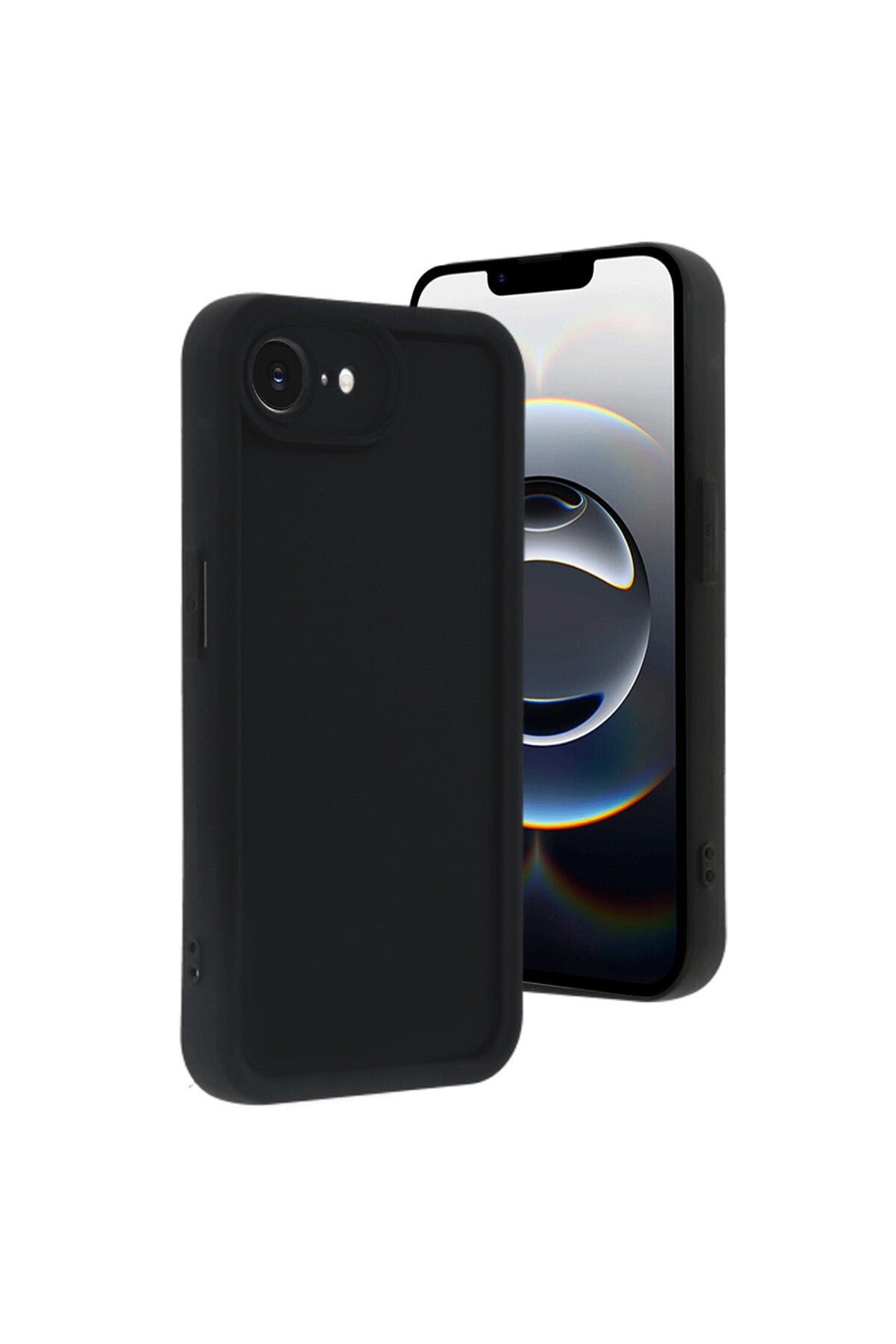 Apple iPhone 16E Uyumlu Kılıf Viera Silikon - Siyah