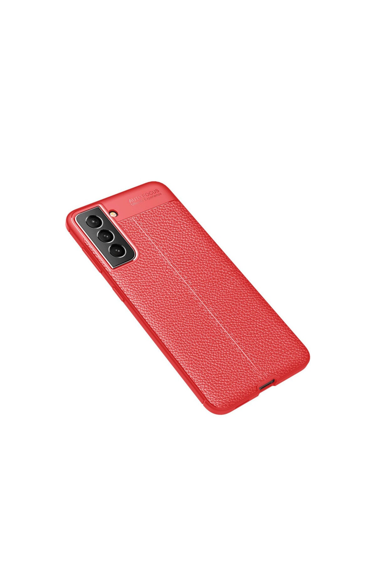 Samsung Galaxy S21 FE Uyumlu Kılıf Auto Focus Kapak - Kırmızı