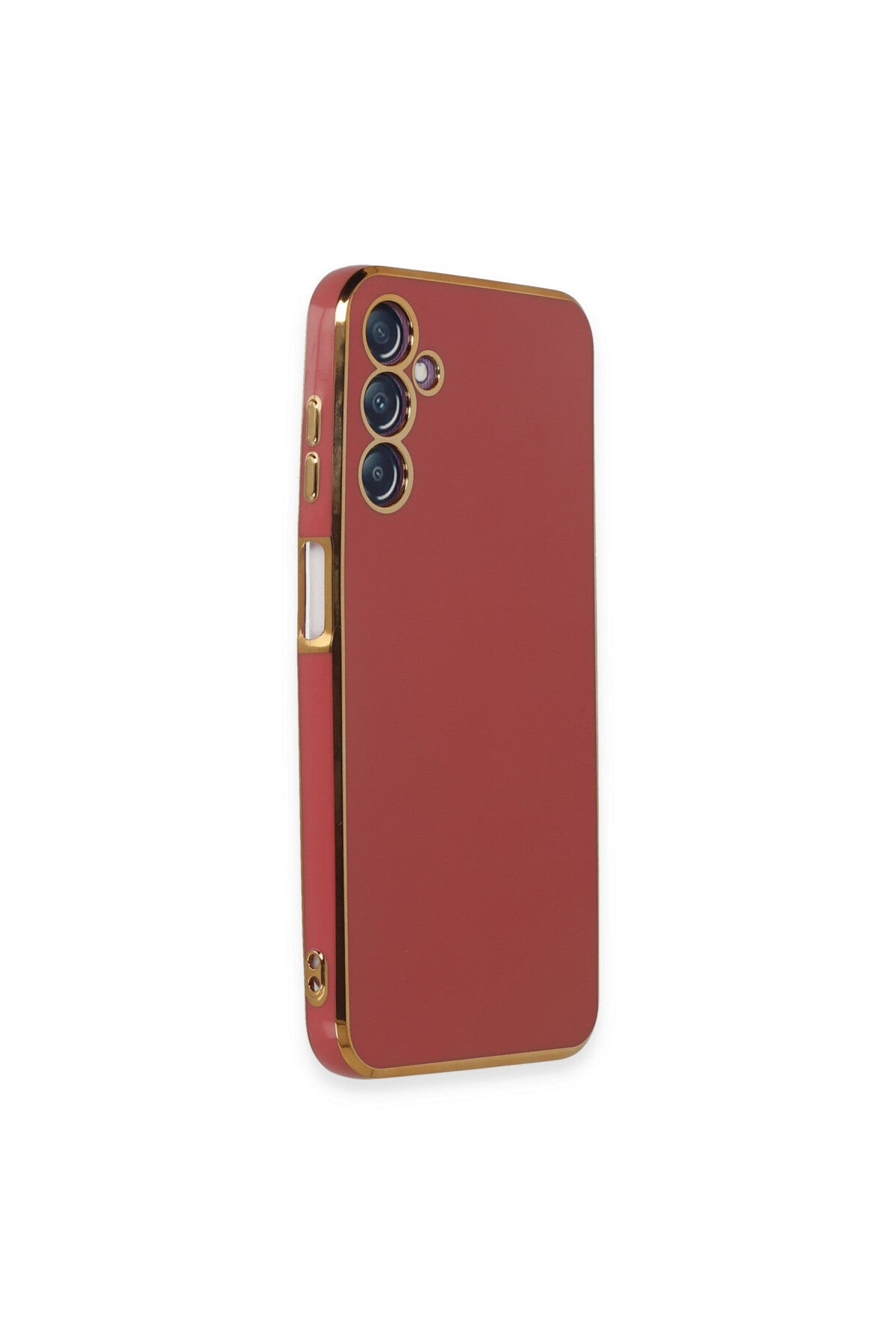 Samsung Galaxy M14 5G Uyumlu Kılıf Volet Silikon - Kırmızı