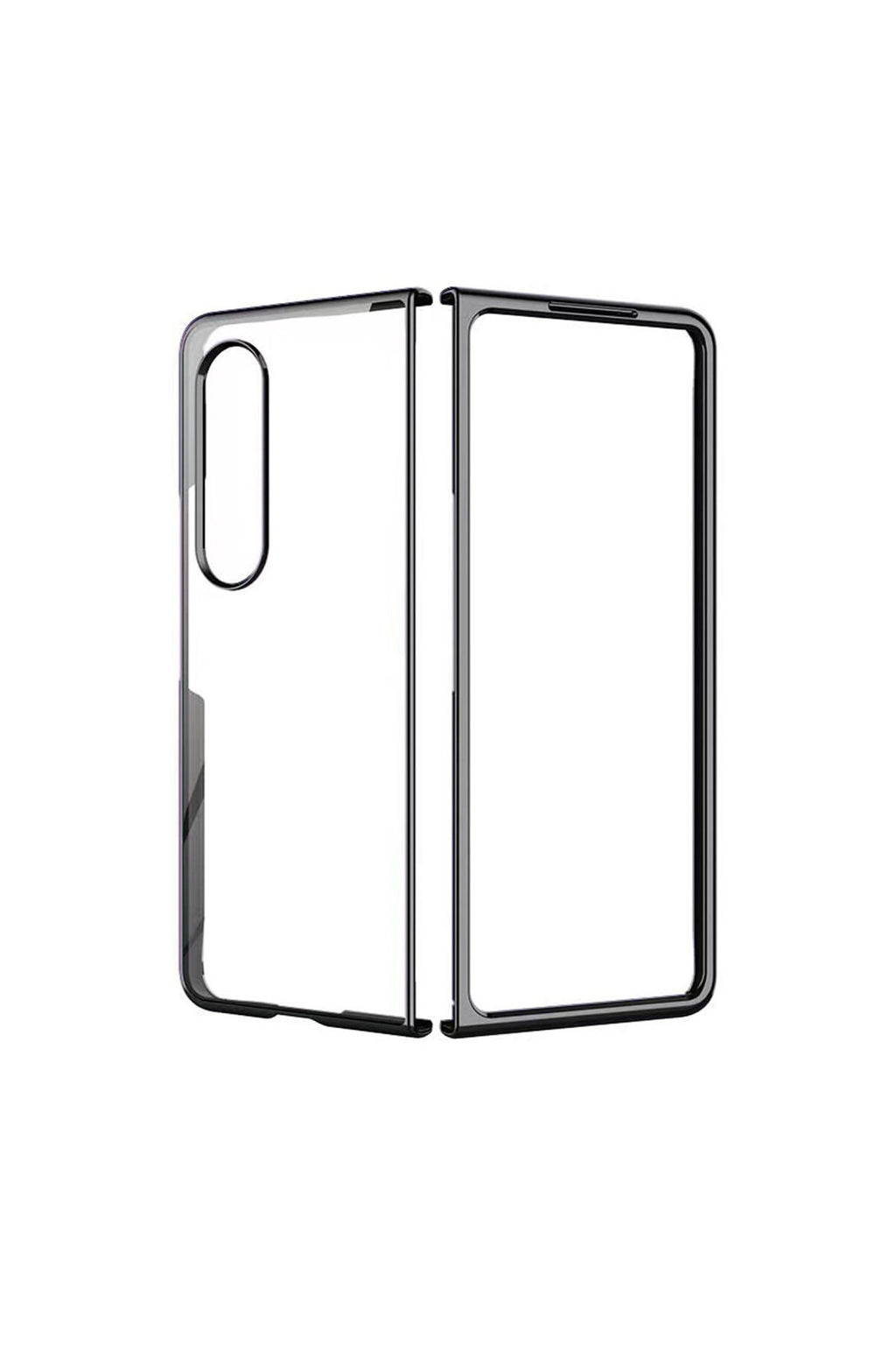 Samsung Galaxy Z Fold 4 Kılıf Fold Element Kapak - Siyah