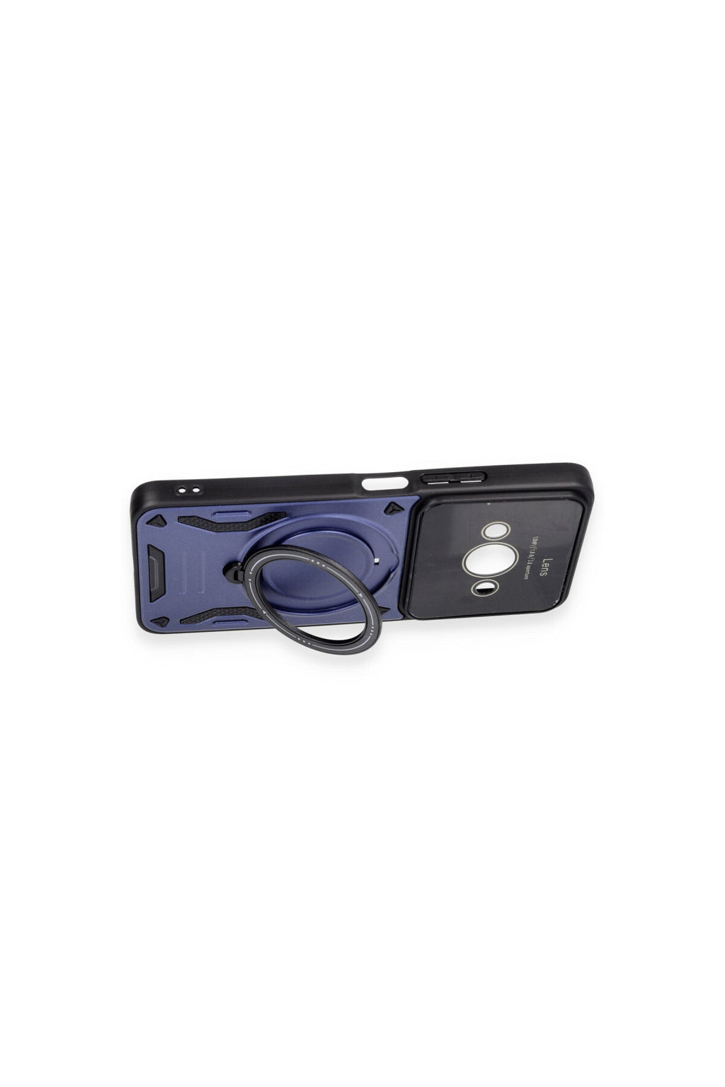 Xiaomi Poco C61 Uyumlu Kılıf Joy Lens Standlı Kapak - Kırmızı