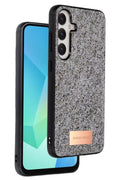 Onegif Samsung Galaxy A16 5G Uyumlu Bright Simli Kapak - Gümüş