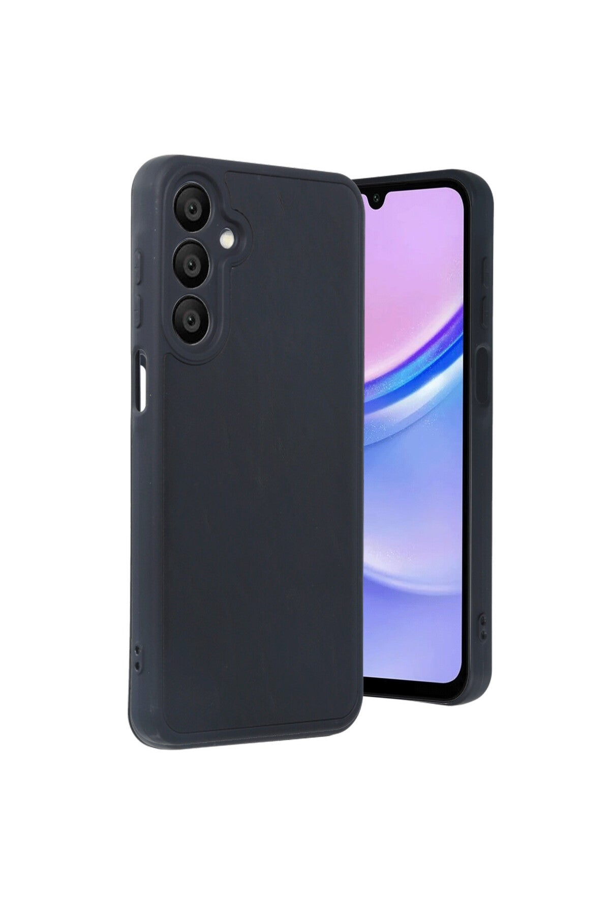 Samsung Galaxy A16 5G Uyumlu Kılıf Aras Deri Kapak - Siyah