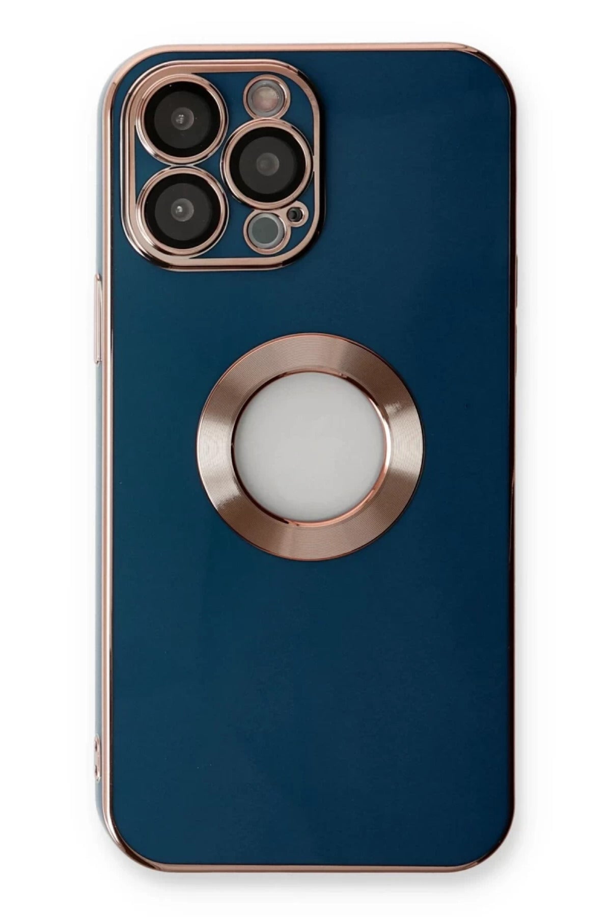 Apple iPhone 14 Pro Max Uyumlu Kılıf Store Silikon - Mavi