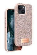 Onegif Apple iPhone 14 Uyumlu Bright Simli Kapak - Pembe