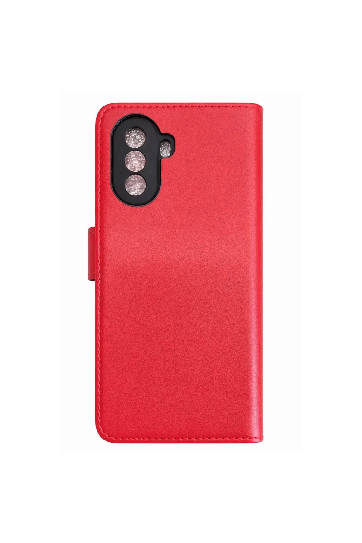 Huawei Nova Y70 Uyumlu Trend S Plus Kapaklı Kılıf - Kırmızı
