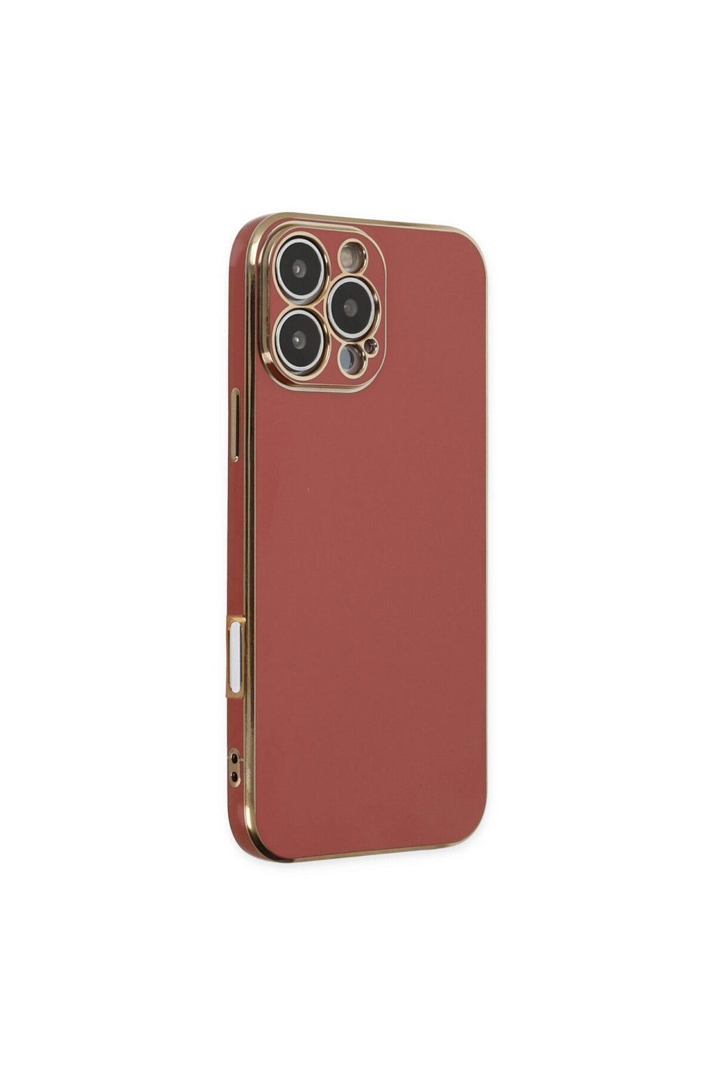 Apple iPhone 16 Pro Uyumlu Kılıf Volet Silikon - Kırmızı