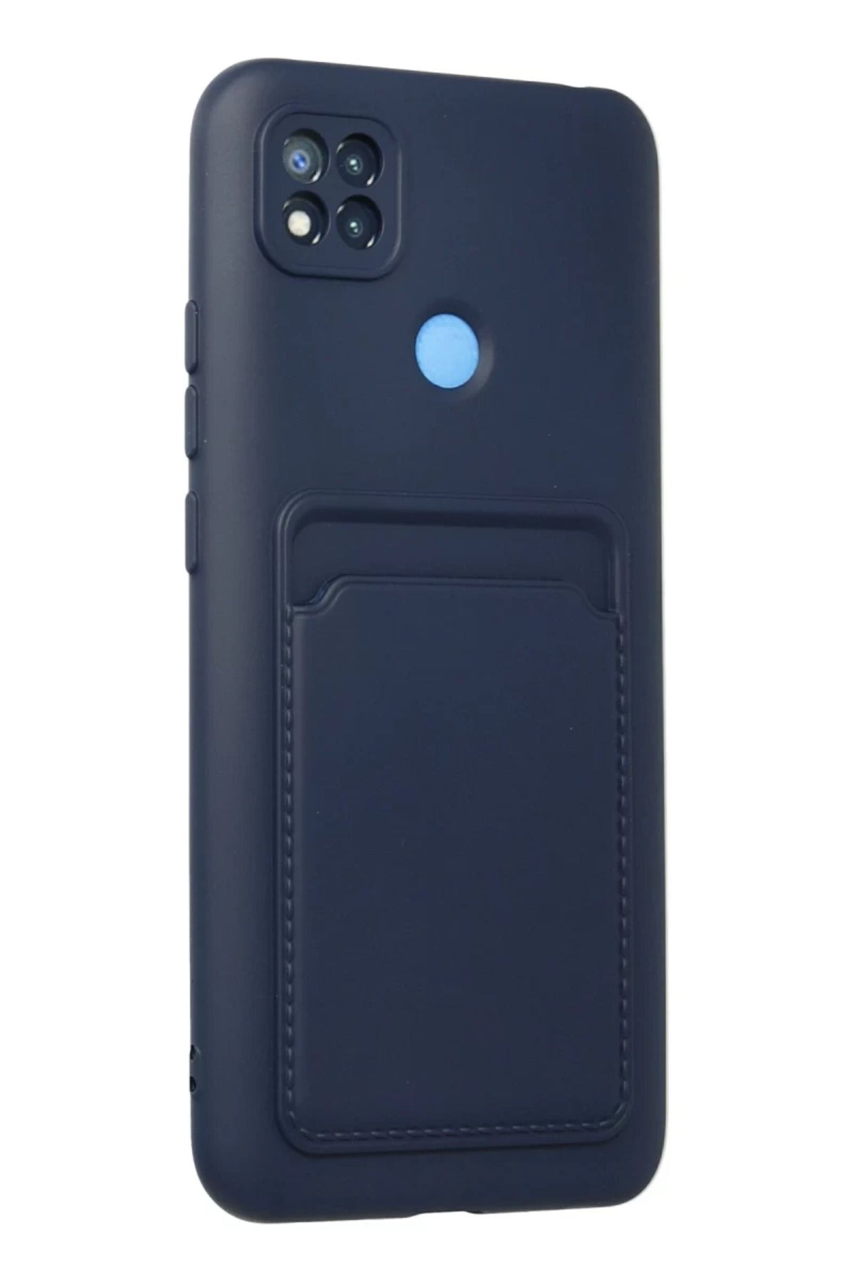 Xiaomi Redmi 9C Uyumlu Kılıf Kelvin Kartvizitli Silikon - Lacivert