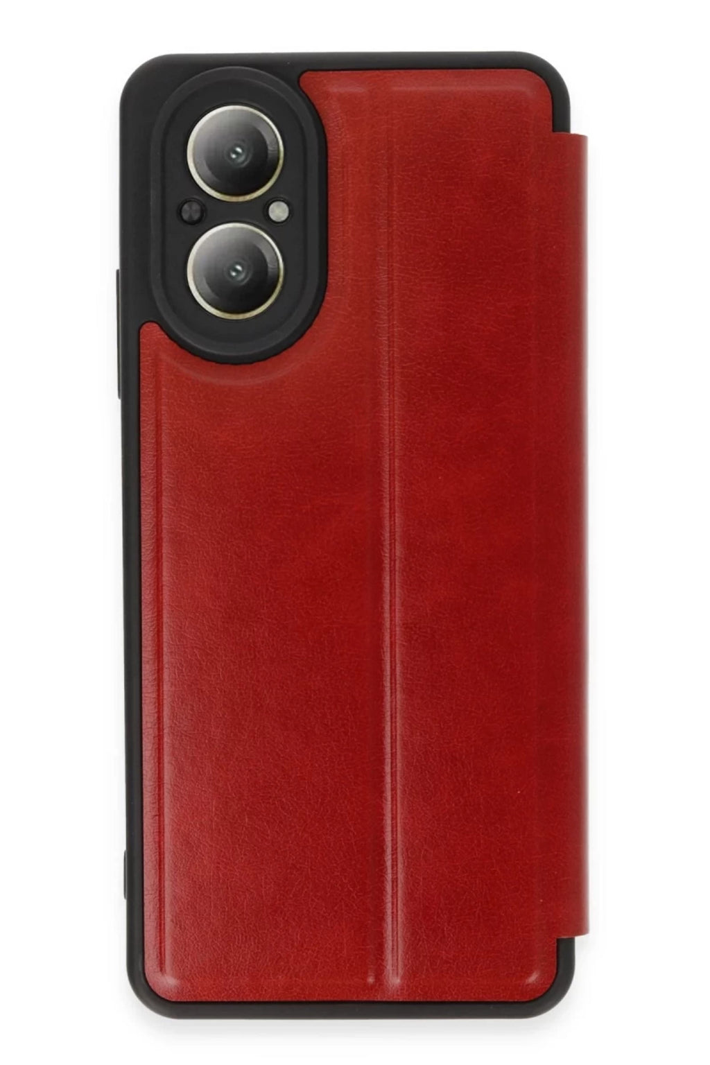Realme 12 Lite Uyumlu Kılıf Flip Cover - Kırmızı