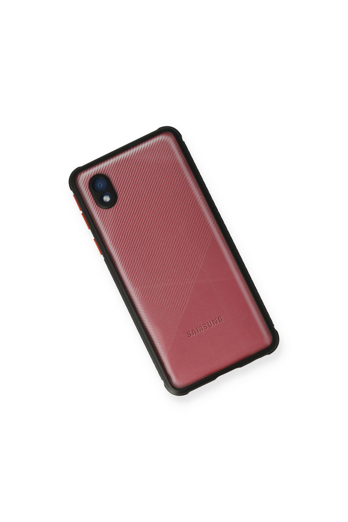 Samsung Galaxy A01 Core Uyumlu Kılıf Miami Şeffaf Silikon - Siyah