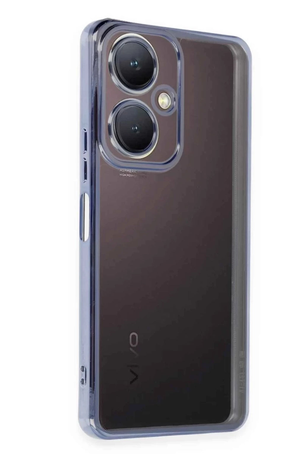 Vivo Y27 Uyumlu Kılıf Lensli Silikon - Açık Mavi