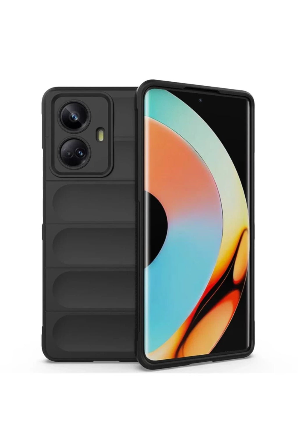 Realme 10 Pro 5G Uyumlu Kılıf Optimum Silikon - Siyah