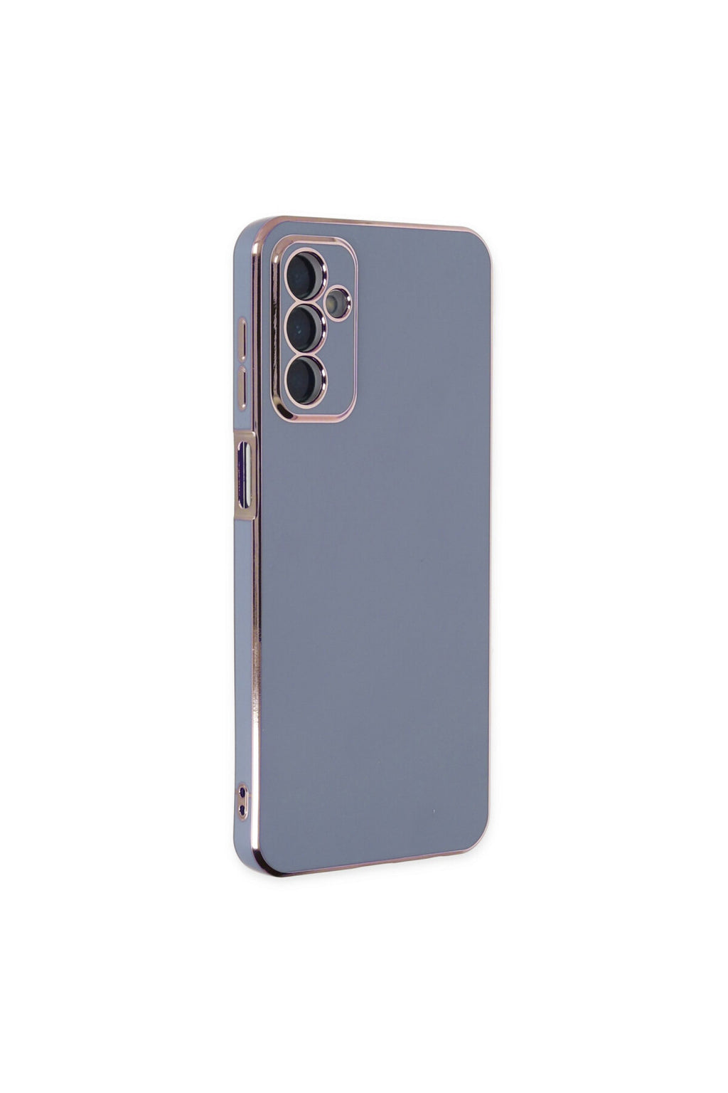 Samsung Galaxy M23 Uyumlu Kılıf Volet Silikon - Mavi