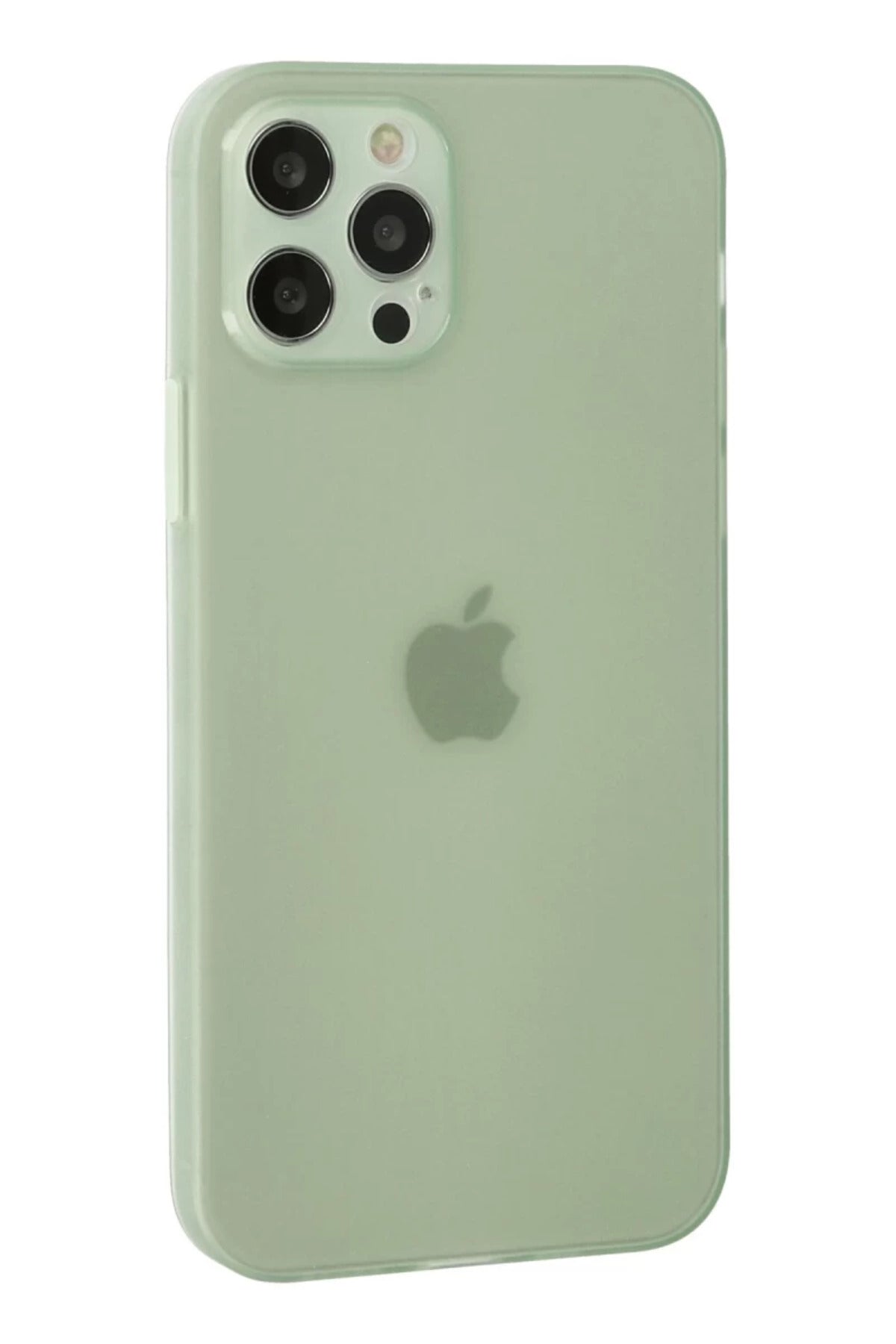 Apple iPhone 12 Pro Max Uyumlu Kılıf Puma Silikon - Açık Yeşil