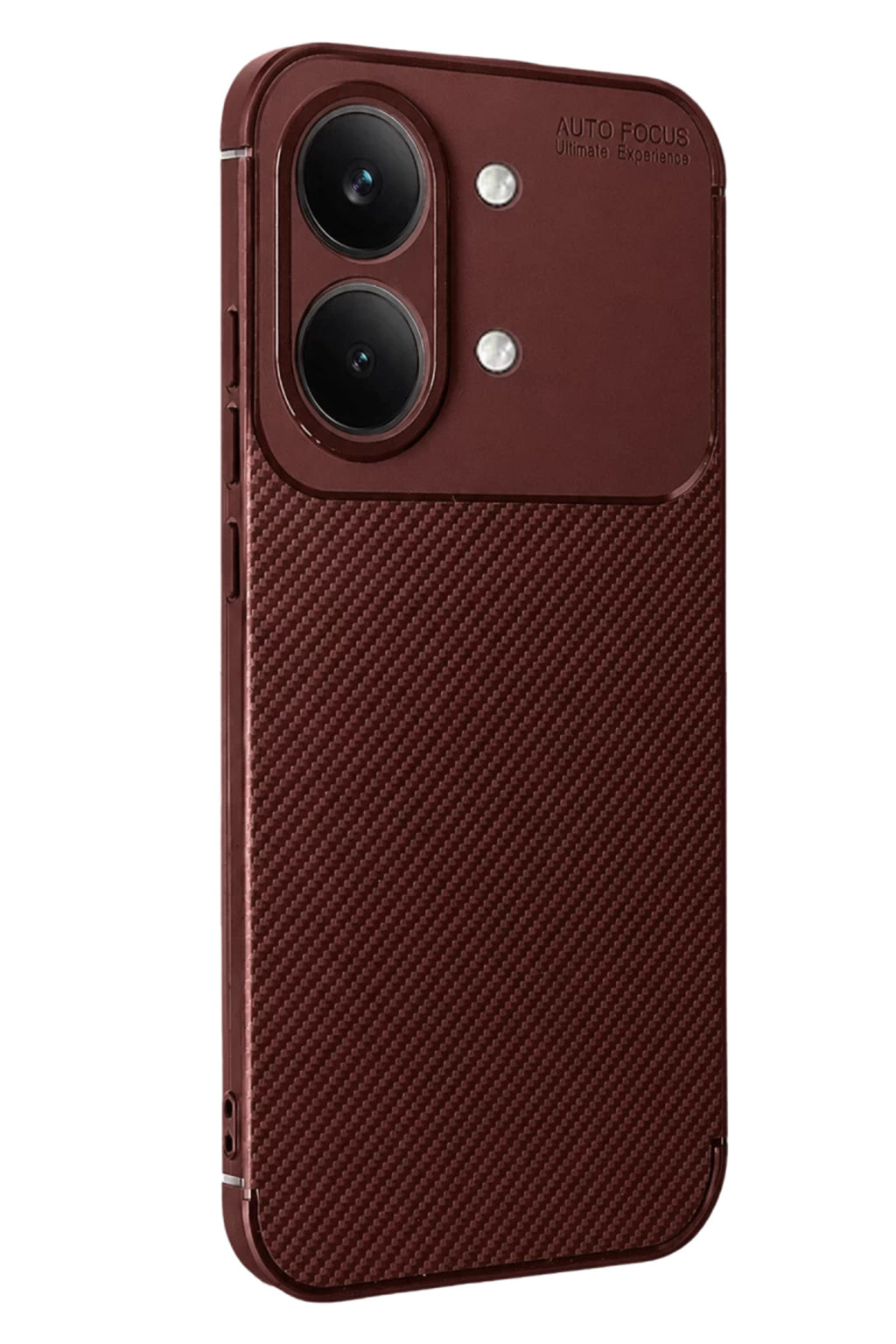 Xiaomi Poco X8 Pro Max Uyumlu Auto Focus Karbon Kapak - Bordo