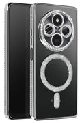 Xiaomi Redmi 14C Uyumlu Joke Simli Magneticsafe Kılıf - Gümüş