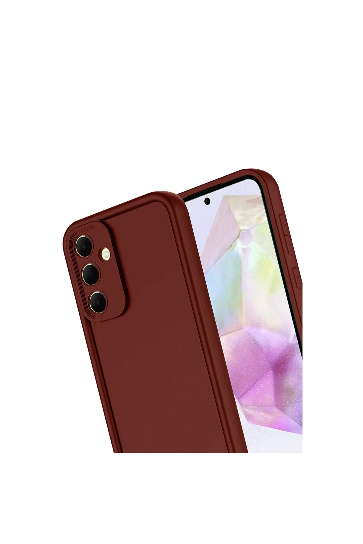 Samsung Galaxy A17 5G Uyumlu Viera Silikon - Bordo